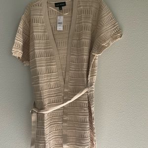 Open stitch cardigan